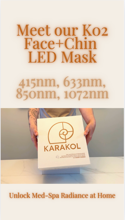 K02 Face+Chin Laser LED Mask (415nm, 633nm, 850nm, 1072nm)